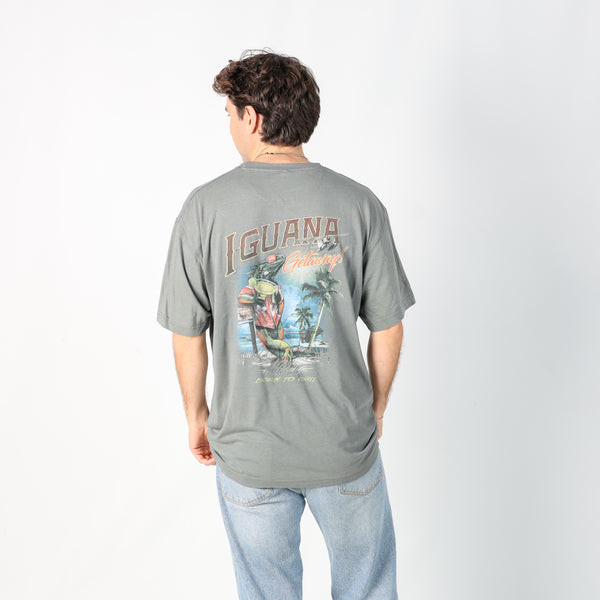 Dark Green 90s Newport Blue T-Shirt (XL)